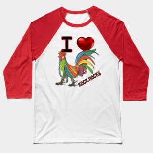 KOCK.rocks I Luv KOCK Baseball T-Shirt